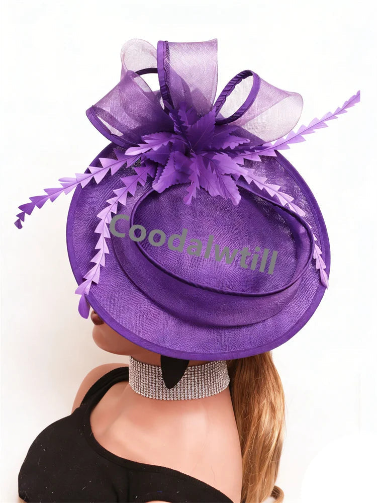 Chic Feather Fascinator Cocktail Hat Ladies Race Party Tea Headpiece LADYLYS