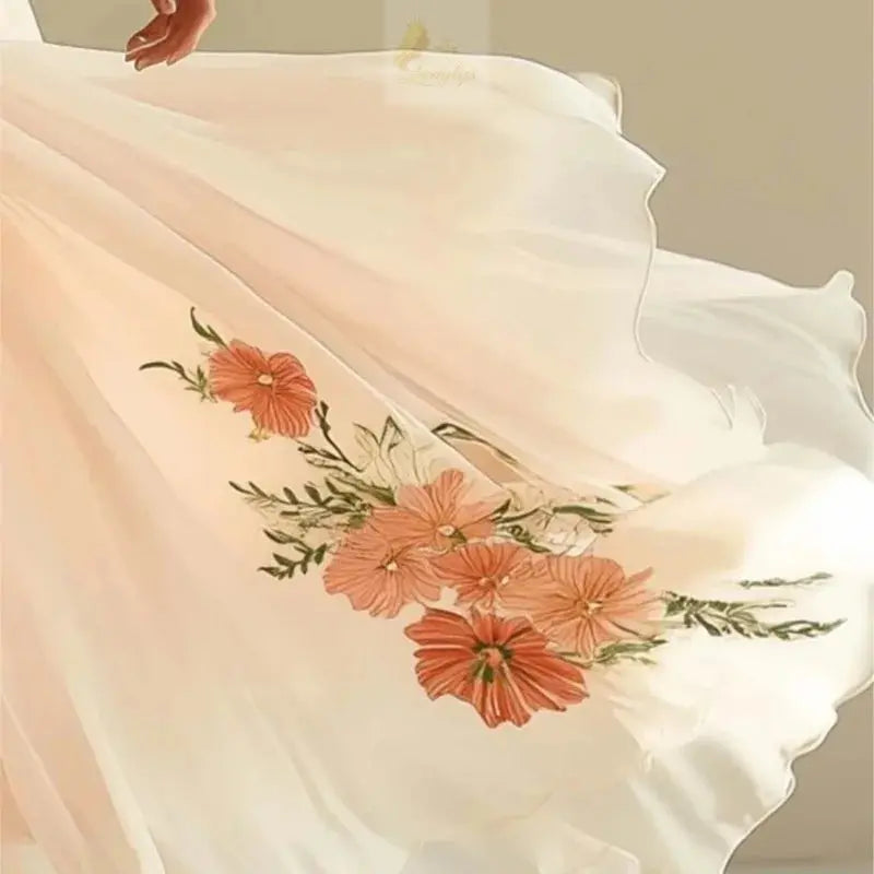 Trend Summer Short Sleeve High Waist Dresses Sexy V Neck Floral Printed LADYLYS