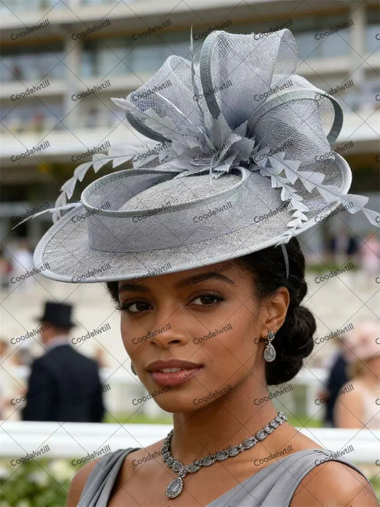 Chic Feather Fascinator Cocktail Hat Ladies Race Party Tea Headpiece LADYLYS