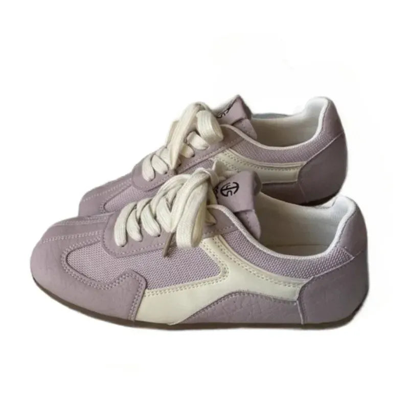 Women's Pastel Casual Flats with Buckle Strap