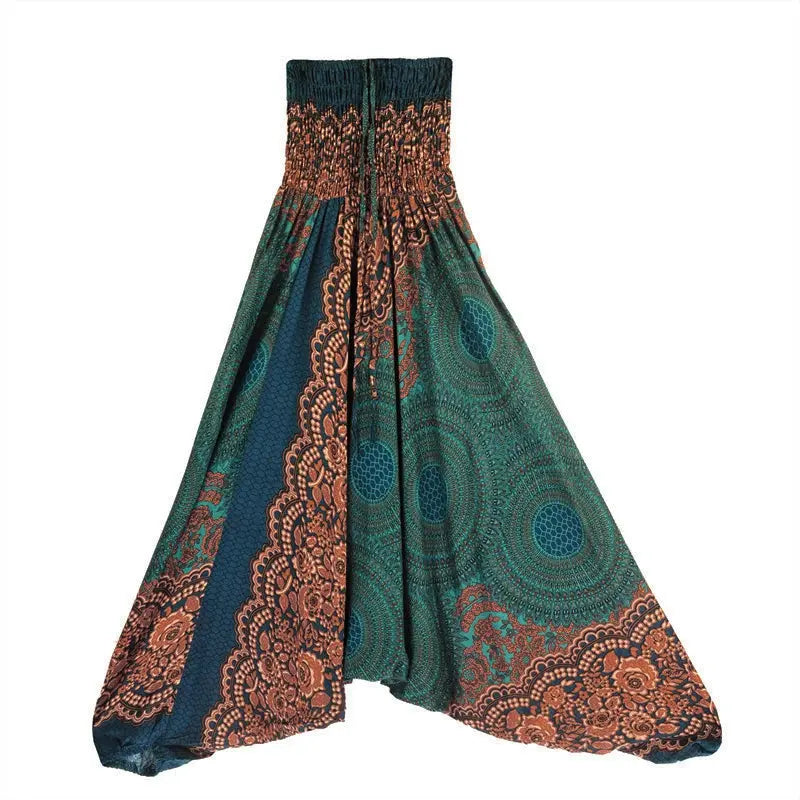 Bohemian Women Pantalones Rayon Harem Baggy Boho Yoga Beach Wear LADYLYS