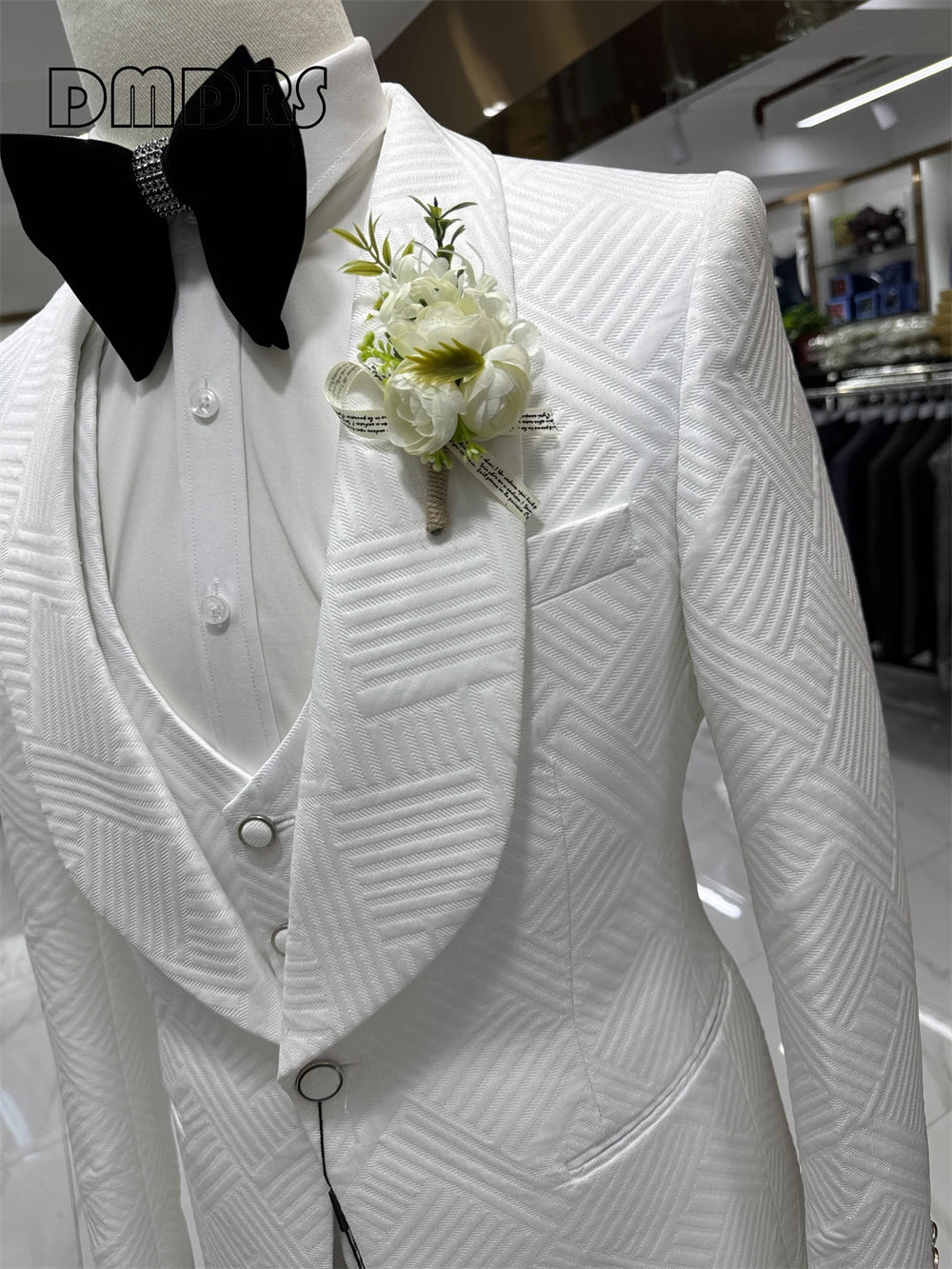 Luxury Wedding Suit Men - Complete 3 Piece Suit