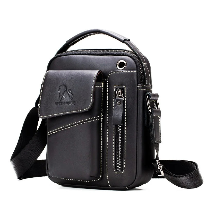 Cowhide Single-shoulder Bag genuine leather fashion MINI Crossbody sporty bag durable LADYLYS