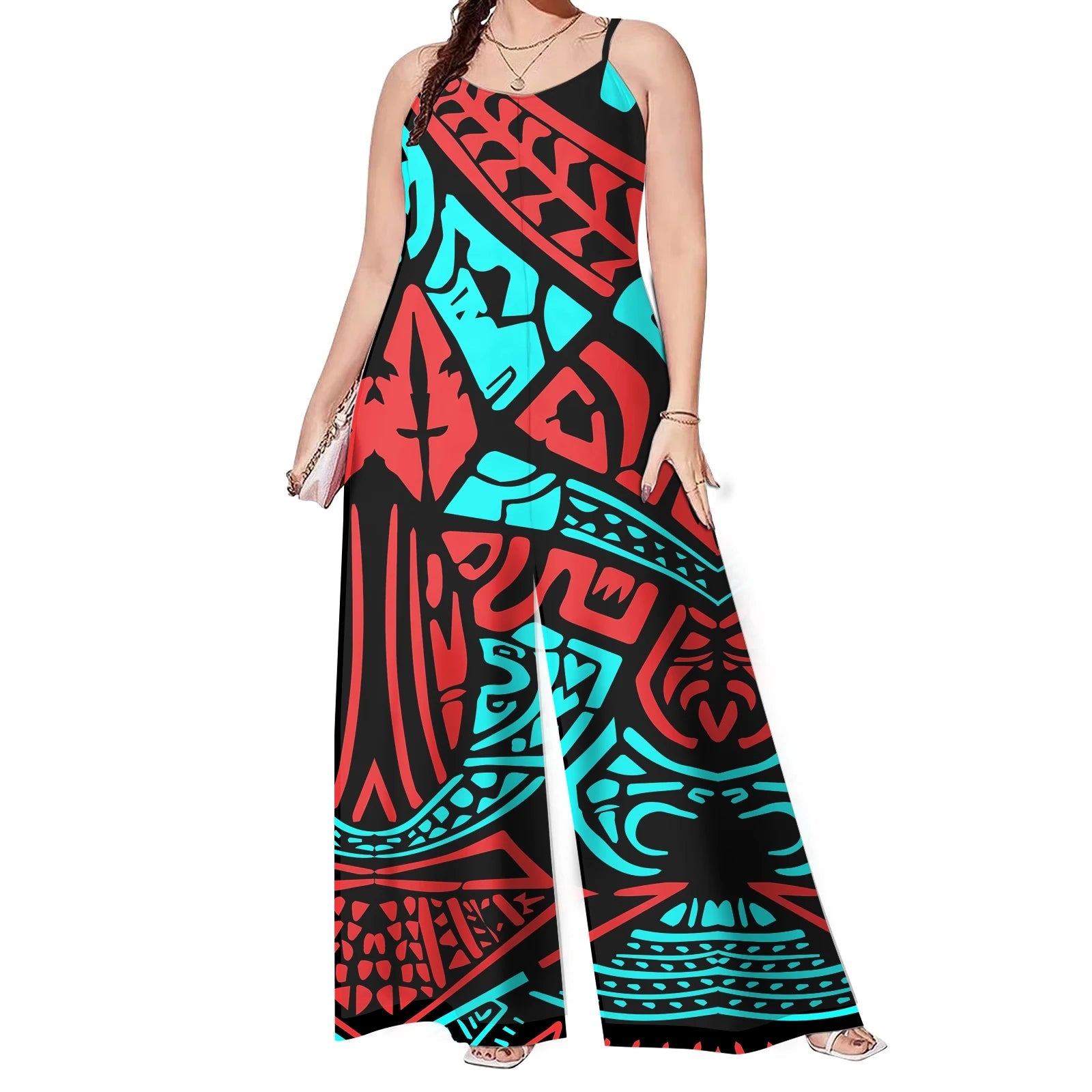 One Piece Rompers Polynesian Tribe Hawaii Jumpsuits LADYLYS