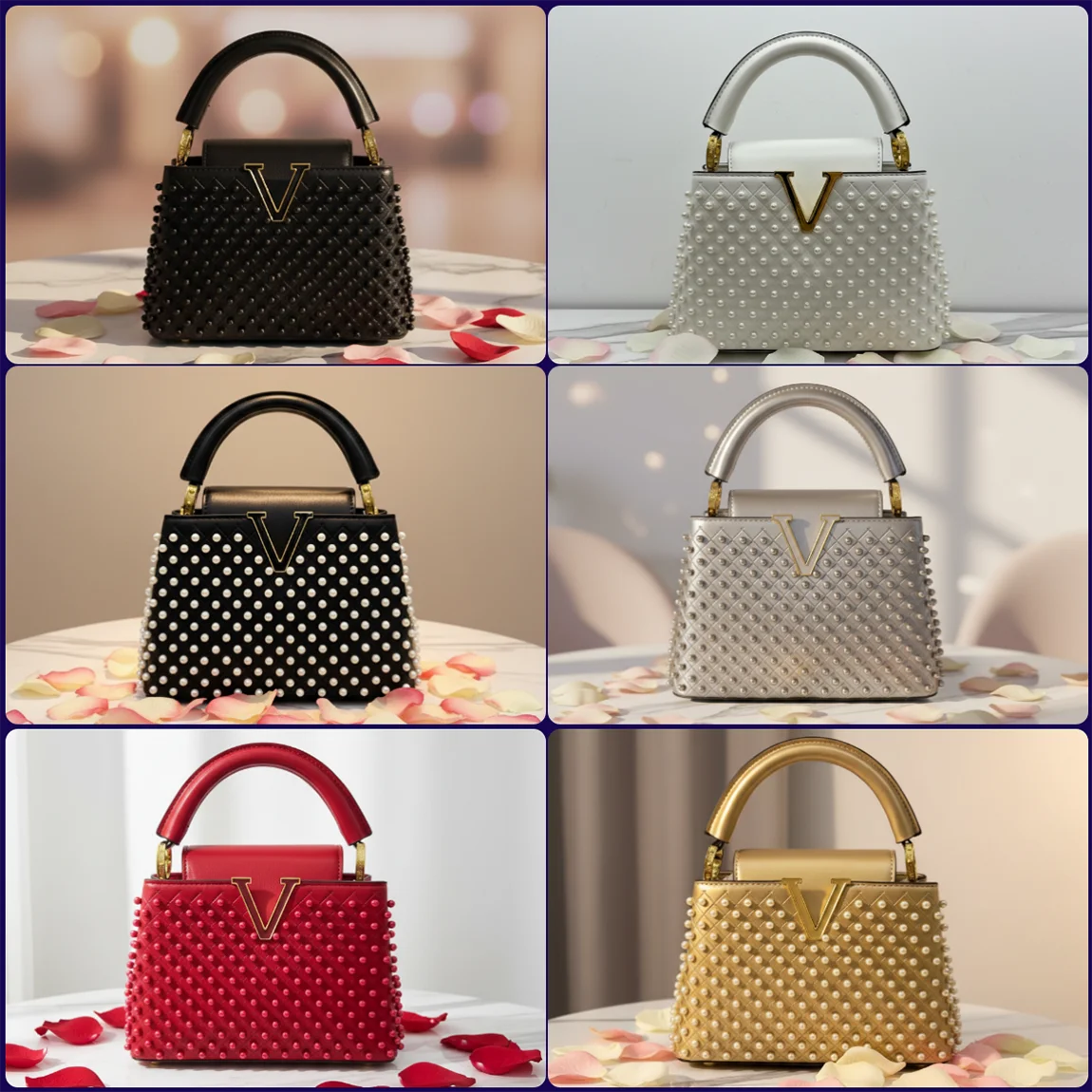 Women's Pearl Flap Handbag — Luxury Shoulder & Crossbody Bag LADYLYS