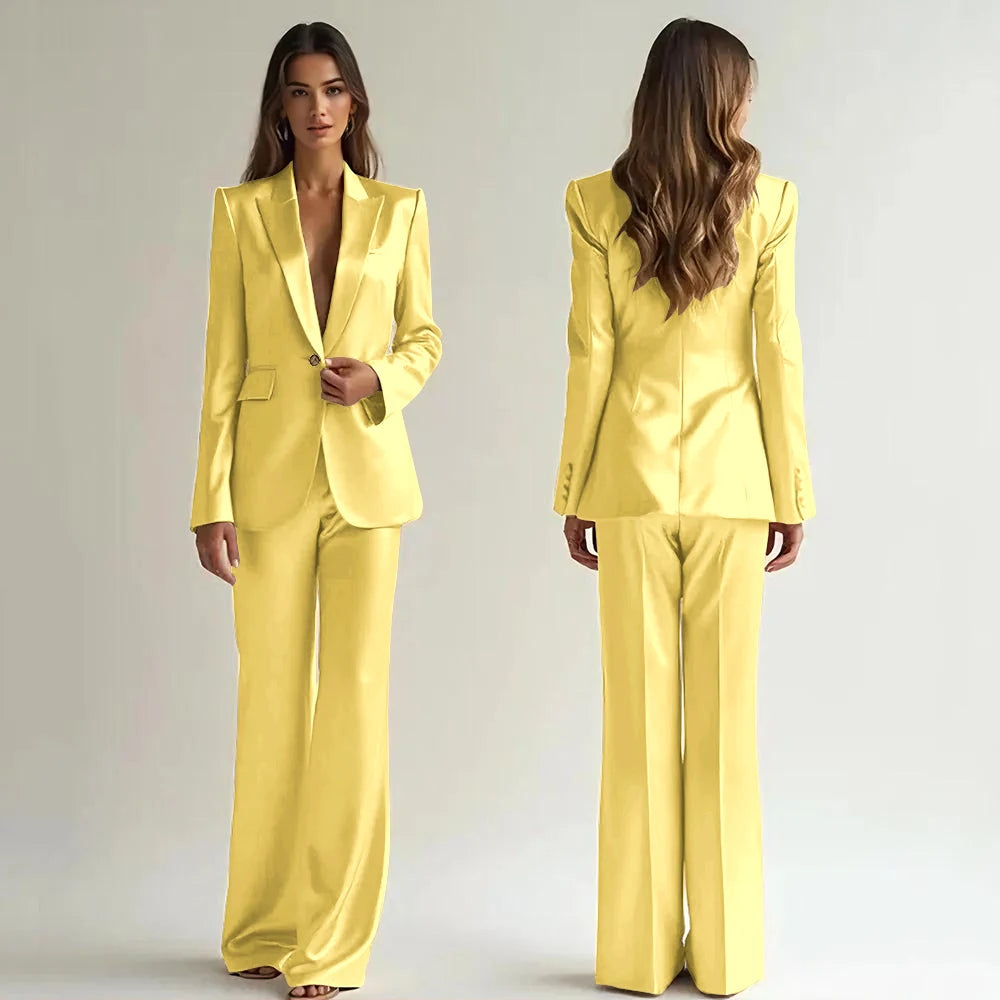 Luxury High Quality Suit One Button 2 Piece Jacket LADYLYS