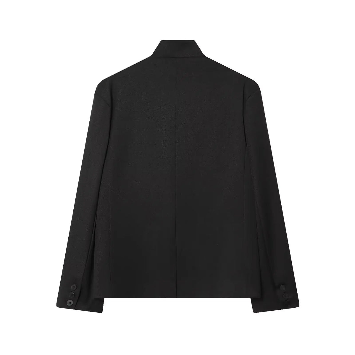 Women's Single-Button Stand Collar Blazer