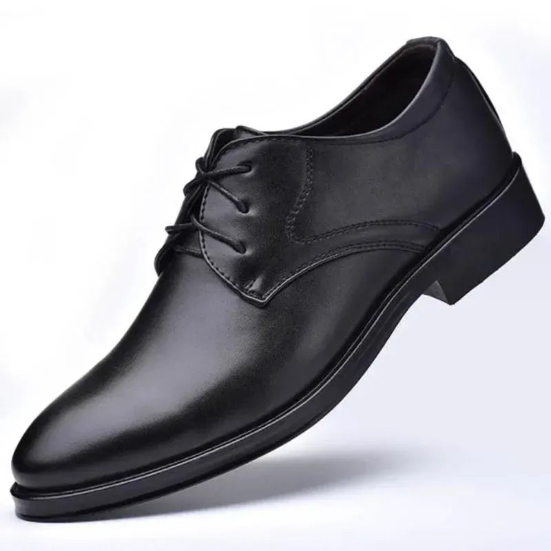 Men's Pointed-Toe Lace-Up Formal Shoes