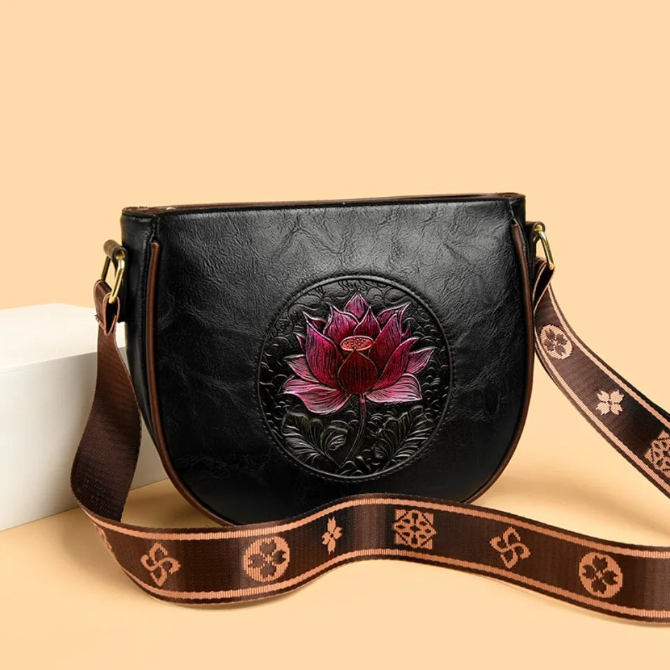 Flower Luxury Handbag Women Bags Designer Leather LADYLYS