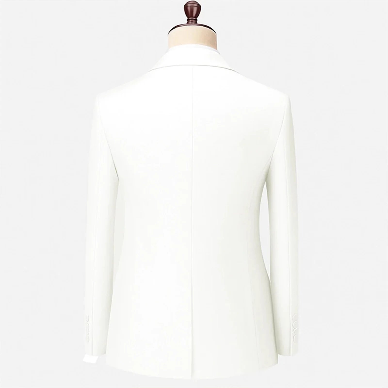 3 Piece Formal Men Suit Groom Groomsman Wedding Party Prom Business Male Tuxedos Set Blazer Vest Pants LADYLYS