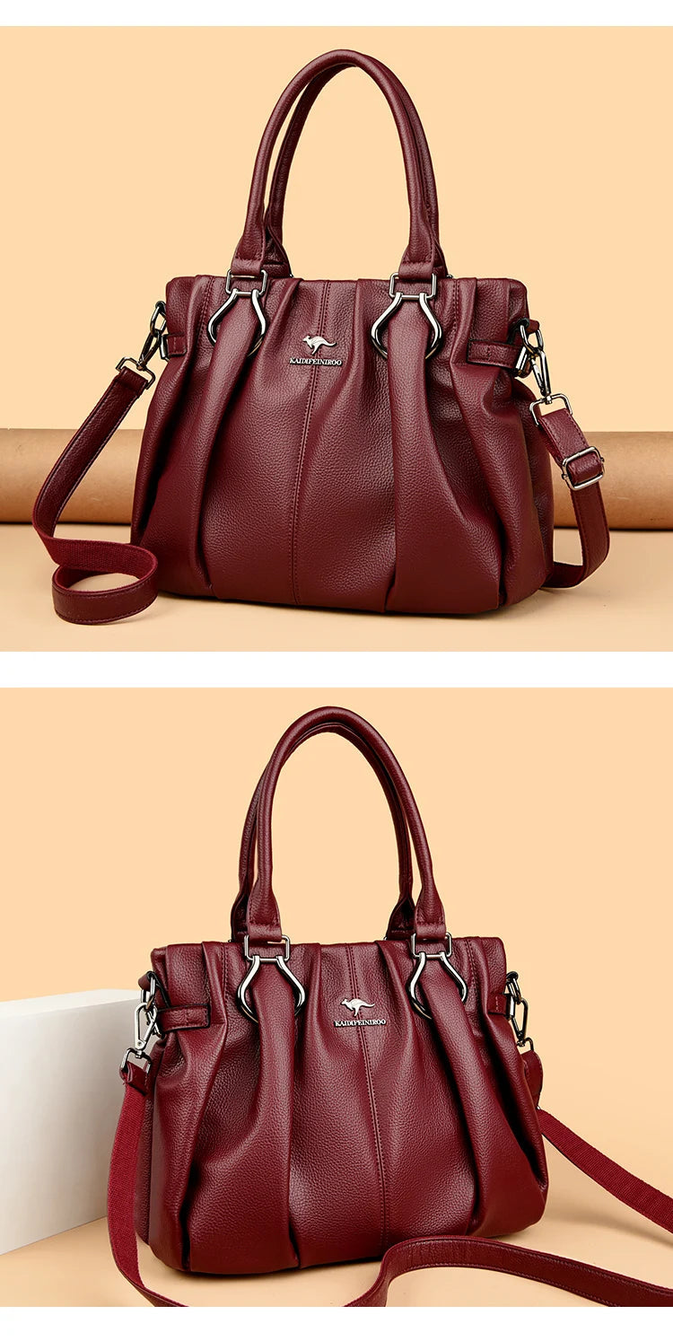 Luxury Handbags Designer Purses High Quality Soft Leather LADYLYS