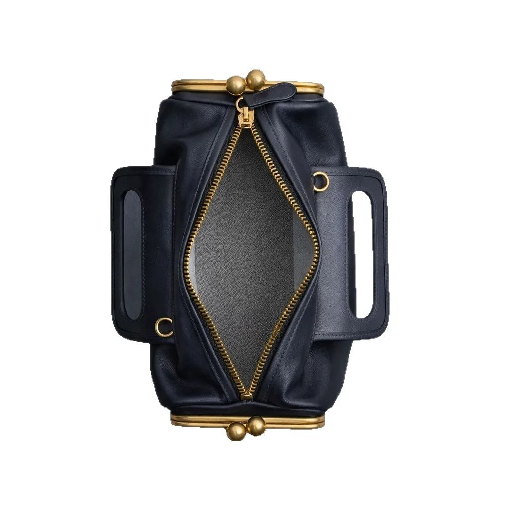 Frame Kiss lock Bag For Women Luxury Designer Handbag Purse LADYLYS