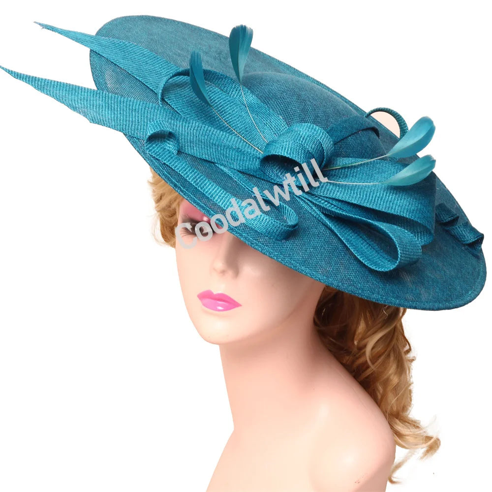 Camel Race Royal Fascinator Hat Women Millinery Cap Bride Large LADYLYS