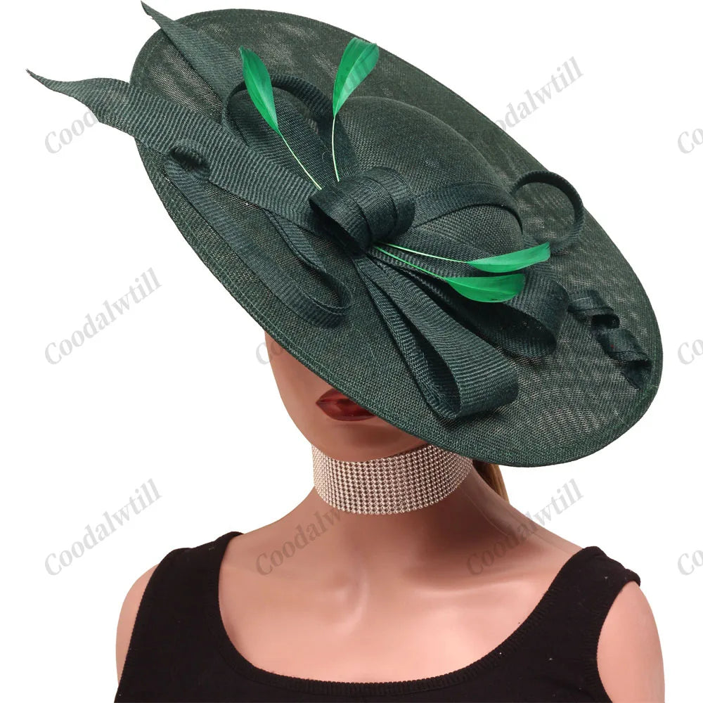 Camel Race Royal Fascinator Hat Women Millinery Cap Bride Large LADYLYS